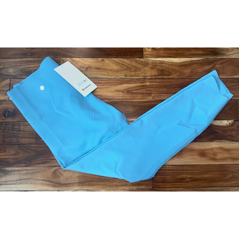 Lululemon Glow Up HR Tight 25" Wild Bluebell Blue Size 10 NWT